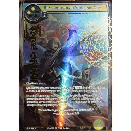 Carte Force Of Will Skl-012-Fu Revigoration Du Seigneur Ailé Neuf Fr