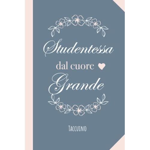 Studentessa Dal Cuore Grande: Quaderno Appunti (A5) | Regalo Per Una Studentessa Universitaria Medicina | Regali Per Il Compleanno O Natale