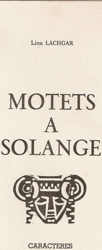 Motets À Solange