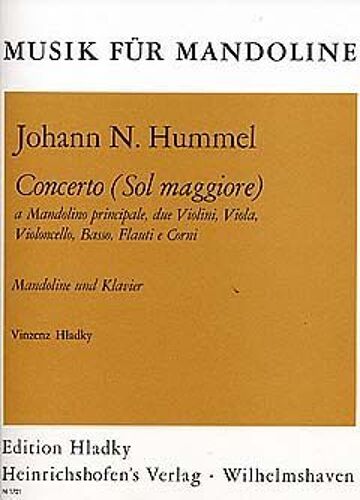 Musik Für Mandoline - Concerto (Sol Maggiore)