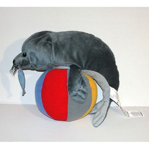 Peluche  Otarie  Phoque Avec Son Poisson  By Ikéa