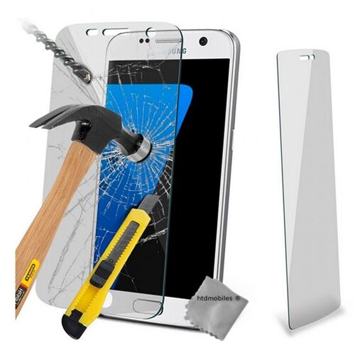 Film de protection vitre verre trempe transparent pour Samsung G930 Galaxy S7