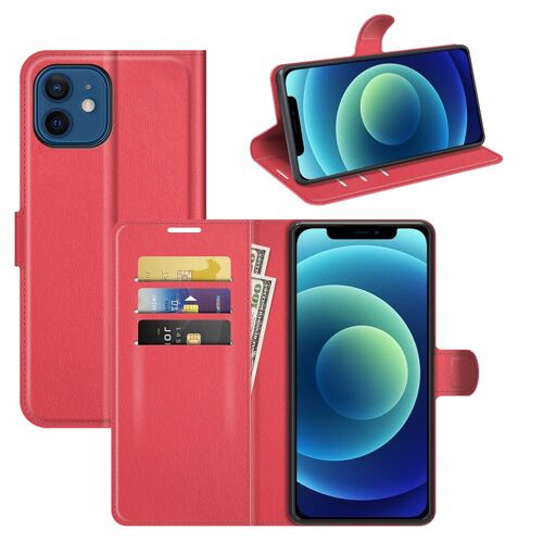 Etui Type Portefeuille Galaxy A13(5g) Rouge Vintage Patte Magnétique
