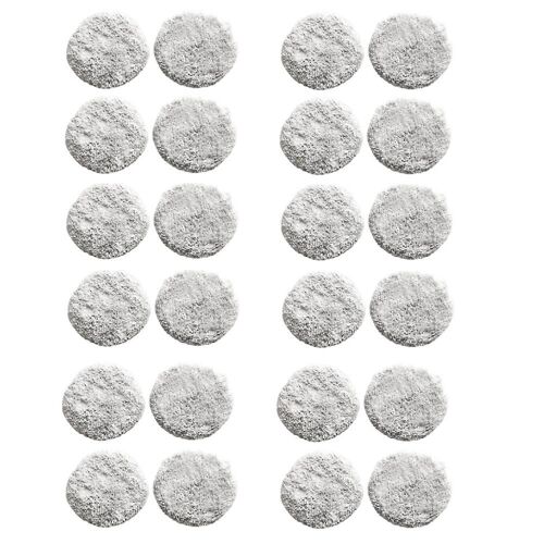 24Pcs pour Hobot 188 198 388 DBOT W120 Nettoyeur de vitres Nettoyant Chiffon Nettoyage Vitres Robot Vadrouille Chiffon Aspirateur Accessoires