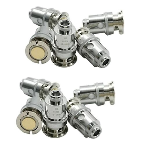 10 Têtes De Bobine De Remplacement Bobine Pnp R1 0.8ohm Pour Mod Pod/R Mod Pod/Calibre P22 Aio/Finic P18