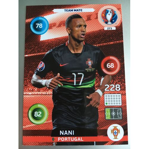 Carte Nani 273 Uefa Euro 2016 Team Mate Portugal