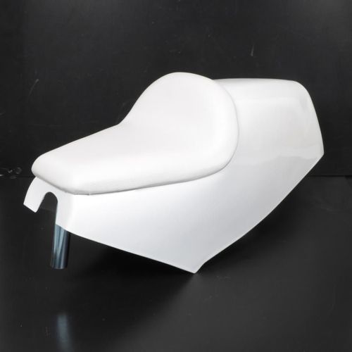 Coque Arrière Rsm Pour Mobylette Mbk 50 51 Magnum Blanche Neuf