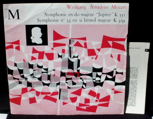 Mozart Symphonies 33 K.319 & 41 K.551 Günter Wand Gürzenich Lp Ex+, Cv Vg+ 