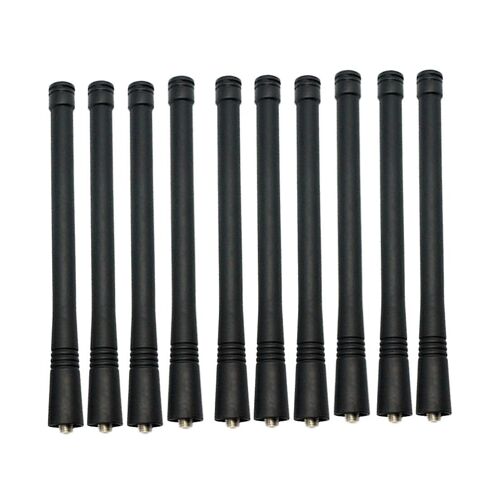 10 x Antenne VHF pour Radios Talkies-Walkies GP88 GP88S GP328 GP338 GP338 PLUS 6Pouces (15CM) 136-174 MHz C025