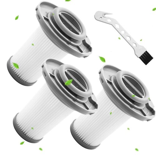 Pack de 3 filtres de rechange pour aspirateur - Filtre de rechange pour X-Force Flex 8.60 RH96