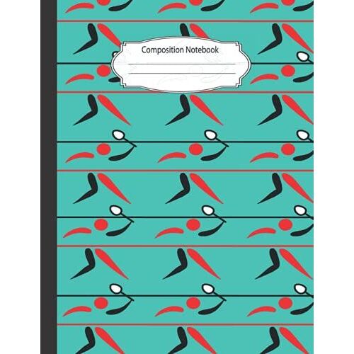 Composition Notebook: College Ruled Lined Paper | 8.5" X 11" | 110 Pages | Badminton Lovers.