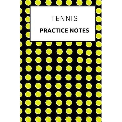 Elfoxed: Tennis Notebook Players And Coaches Master The Game Intelligently | Pocket Size 6"X9" 110 Pages Journal, Log Book Series