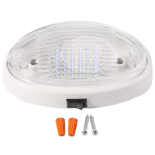 Lumière Led 12v Avec Interrupteur Caravane Camping-Car Bateau Auvent Annexe Tunnel Boot Blanc