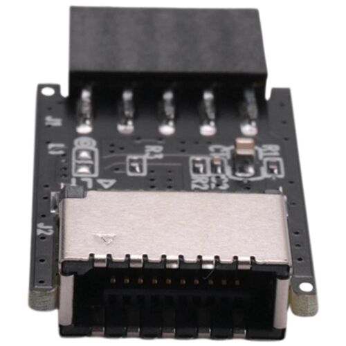 Carte mère USB2.0 9 broches vers TYPE-C A-KEY Convertisseur de connecteur avant USB3.2 TYPE-E Adaptateur d'interface Carte d'extension