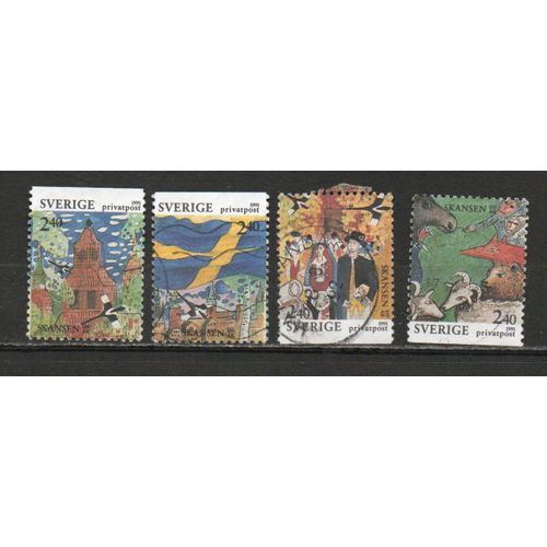 Timbres-Poste De Suède