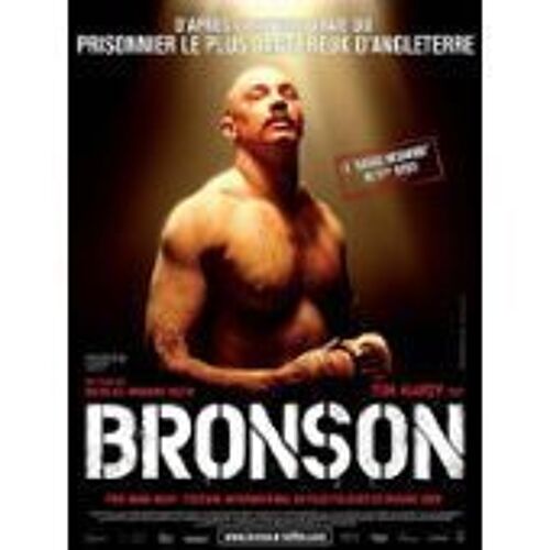 Bronson - Nicolas Winding Refn - Tom Hardy - Affiche De Cinéma Pliée 60x40 Cm