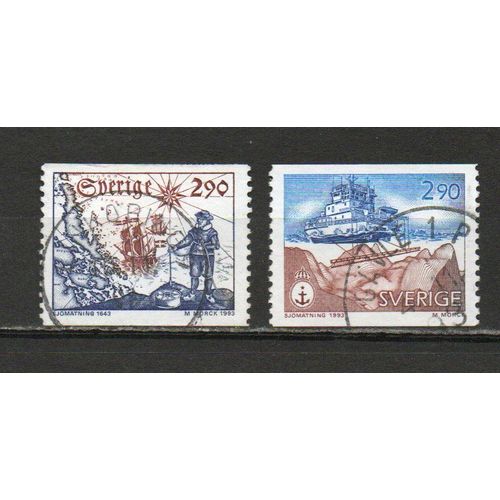 Timbres-Poste De Suède