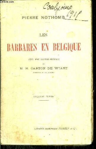 Les Barbares En Belgique