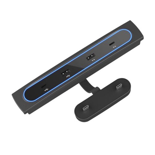 Pour Modèle 3 Y 2021 2022 Accessoires 27w Chargeur Station D'accueil, 4 En 1 Usb Led Hub Capteur De Console Centrale