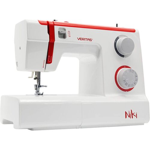 Veritas Niki Machine à Coudre Blanc/Rouge