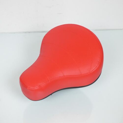 Selle Confort Pouff Rouge Pilote Pour Mobylette Peugeot 103 Cyclomoteur Cyclo