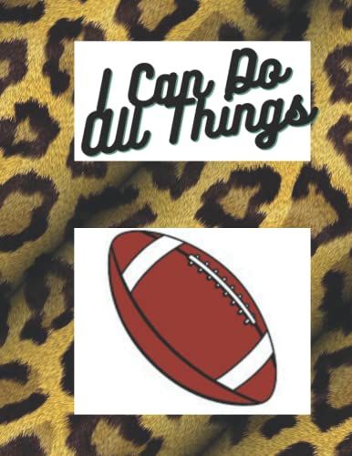 Leopard Print Composition Notebook: Perfect Gift For Animal Lovers And American Football Fans, Lined Notebook With 150 Pages 8.5 X 11 Dimenson.
