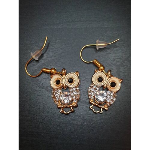Boucles D'oreilles Fantaisie "Chouette"