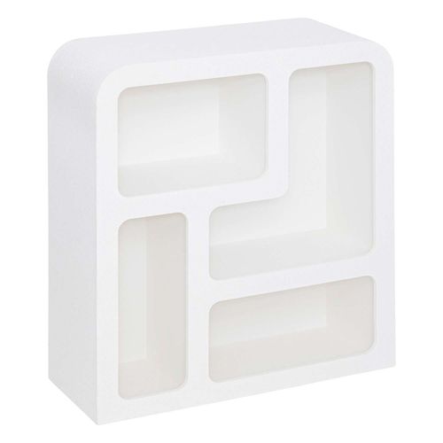 Etagère De Rangement 4 Niches Soleya - Blanc