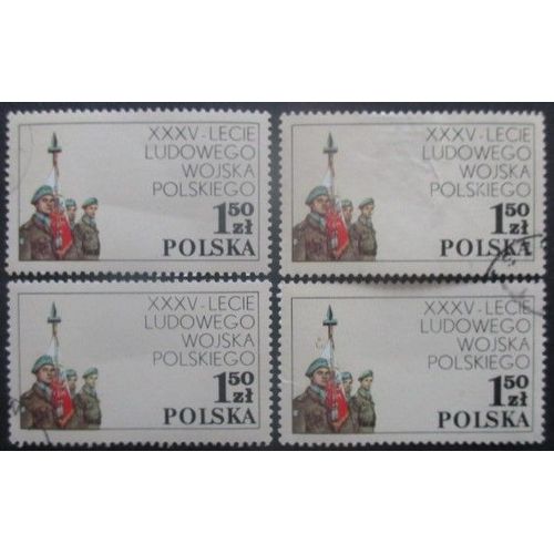 Pologne N°2403 X 4 Oblitéré