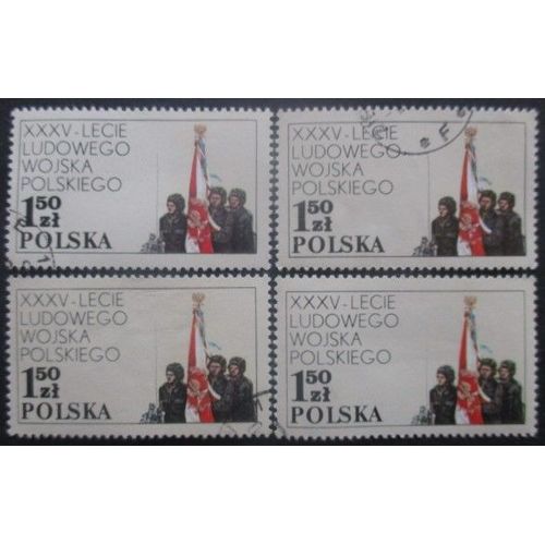Pologne N°2402 X 4 Oblitéré