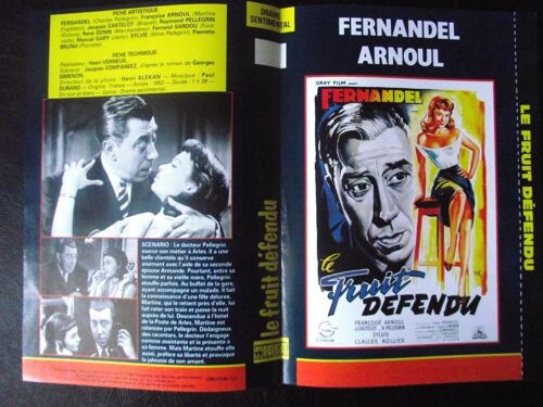 Jaquette Du Film.Le Fruit Défendu(1952).Réalisation.Henri Verneuil Avec Fernandel,Françoise Arnoul,Jacques Castelot,Raymond Pellegrin