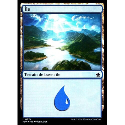 Île - Foil - Magic - Fondations Vf - C - 274