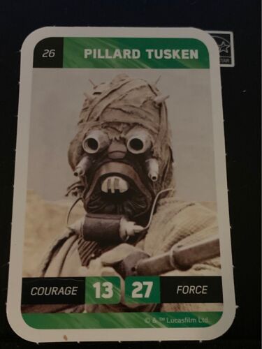 Carte De Collection Star Wars Leclerc Pillard Tusken N 26