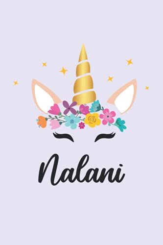 Nalani: Personalized Name Notebook | Wide Ruled Paper Notebook Journal | For Teens Kids Students Girls| For Home School College | 6x9 Inch 120pages