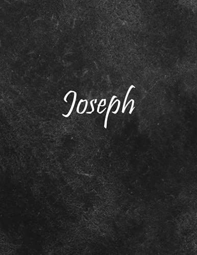 Joseph: Personalized Name Notebook | Wide Ruled Paper Notebook Journal | For Teens Kids Students Girls| For Home School College | 8.5x11 Inch 160pages