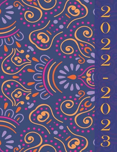 2022 - 2023 Monthly Planner: Colorful Mandala Design, Two Year Monthly Planner, January 2022 To December 2023 Two Year Planner Organizer, Agenda With ... Goals, Note And More ..., 8.5x11, 112 Pages