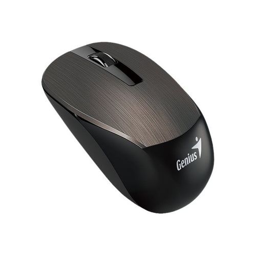 Genius NX 7015 - Souris - optique - 3 boutons - sans fil - 2.4 GHz - récepteur sans fil USB - chocolat