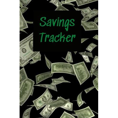 Money Themed Cover Savings Tracker Notebook