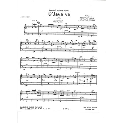 D'java Va + Mes Dix Huit Berges (2 Javas)