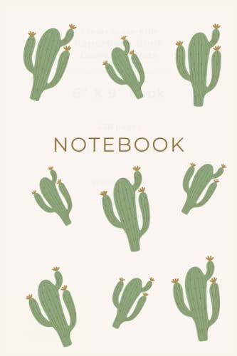 Notebook: Cactus Style Blank Lined Notebook