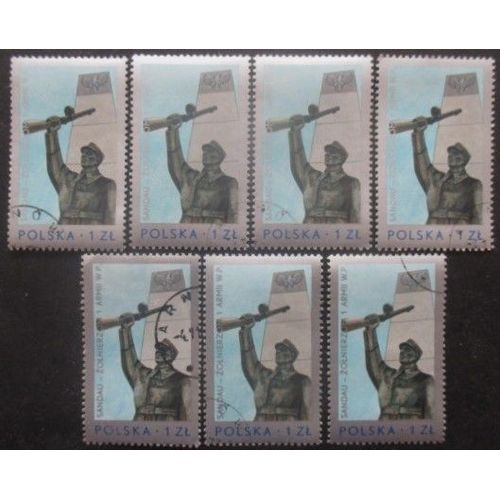 Pologne N°2275 X 7 Oblitéré
