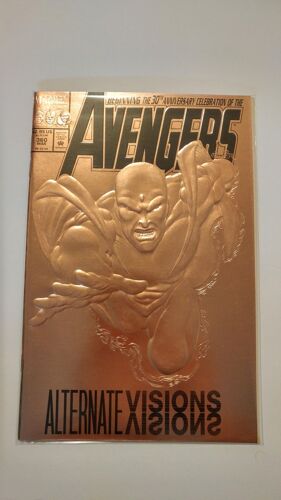 Avengers # 360 ( 40 Pages V.O. 1993 ) ** Art & Bronze Foil Embossed Cover : Steve Epting & Tom Palmer **