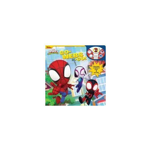 Disney Junior Marvel Spidey And His Amazing Friends: Go-Webs-Go! Sound Book And Wristband