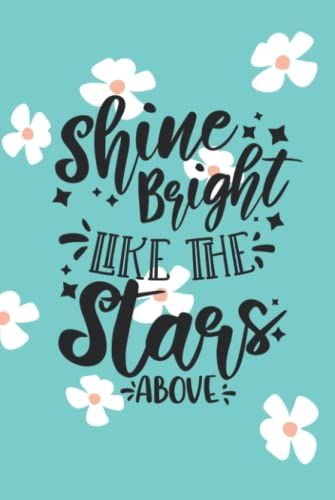 2022 Planner- Daily And Monthly Planner With Printed Tabs -6"X9" Shine Bright Like The Stars Above