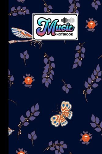 Music Notebook: Vintage Music Notebook, Music Writing Notebook | Blank Sheet Music Notebook, 120 Pages, Size 6" X 9" By Emmy Arnold