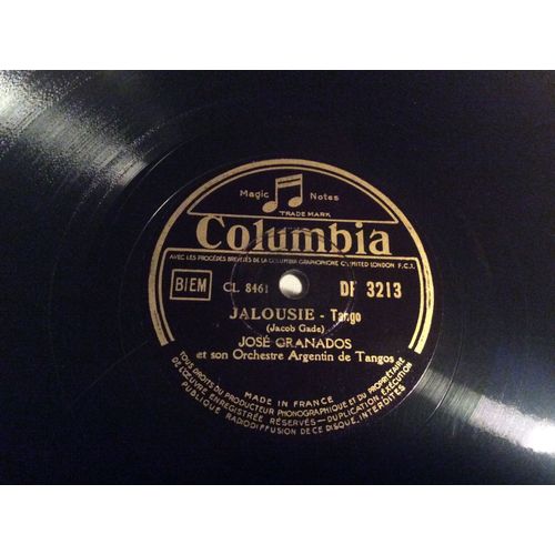 Face A Premier Amor (Tango) Face B Jalousie (Tango) Disque Ancien 78 Tours 