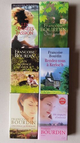Françoise Bourdin - Lot De 6 Livres