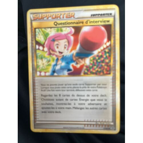 Carte Pokemon Supporter : Questionnaire D Interview - 77/95 - 2010