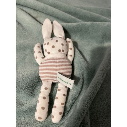 Doudou Peluche Lapin Vertbaudet A Pois Petit Model