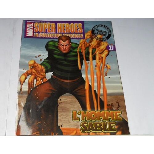 Fascicule Super Heroes Marvel L'homme Sable N° 27 